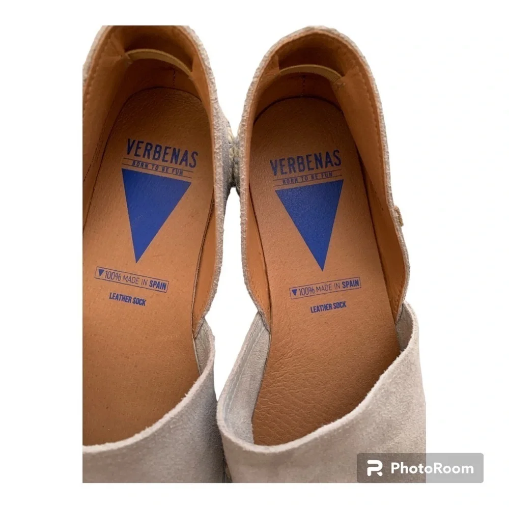 Verbenas Carmen Suede Espadrilles size 39 (8-8.5)